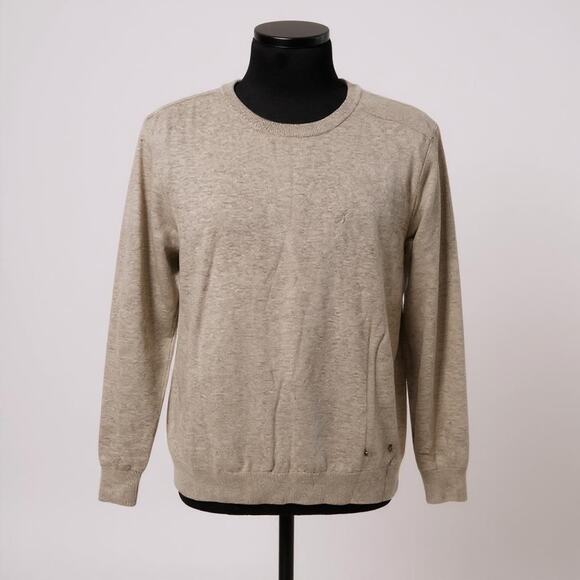 Nautica Classic Logo Sweater Adult All Cotton Gray Crewneck Sweatshirt Mens XXL - Picture 1 of 9